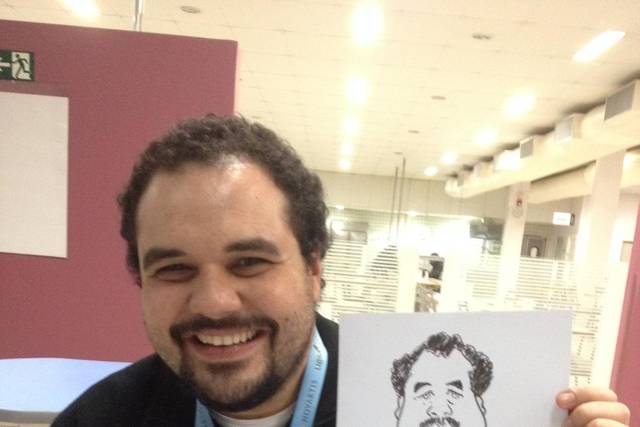 Caricatura em empresa