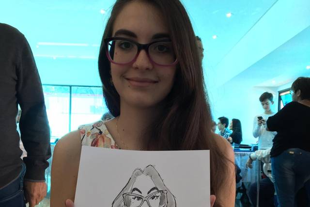 Caricatura em festa