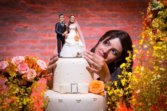 Ajustando o topo de bolo