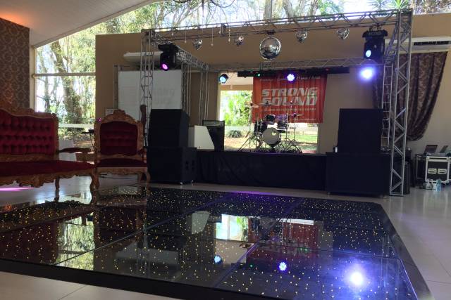 Palco e sonorização