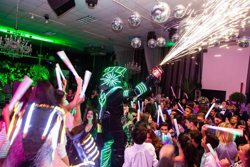 Festa super animada
