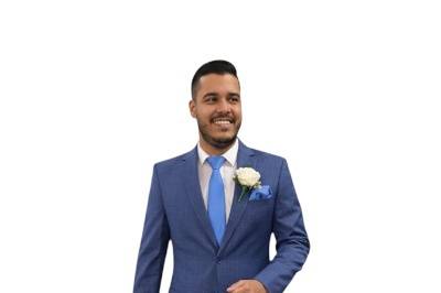 Terno azul royal