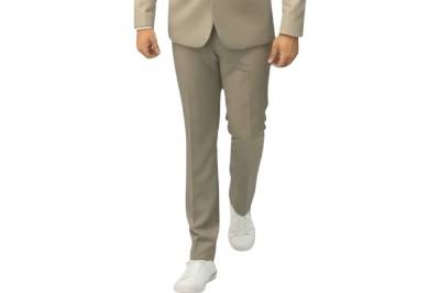 Terno bege premium slim fit