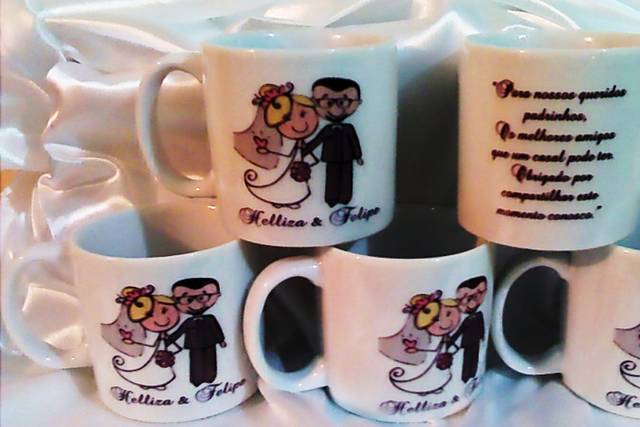 Canecas porcelana personalizada