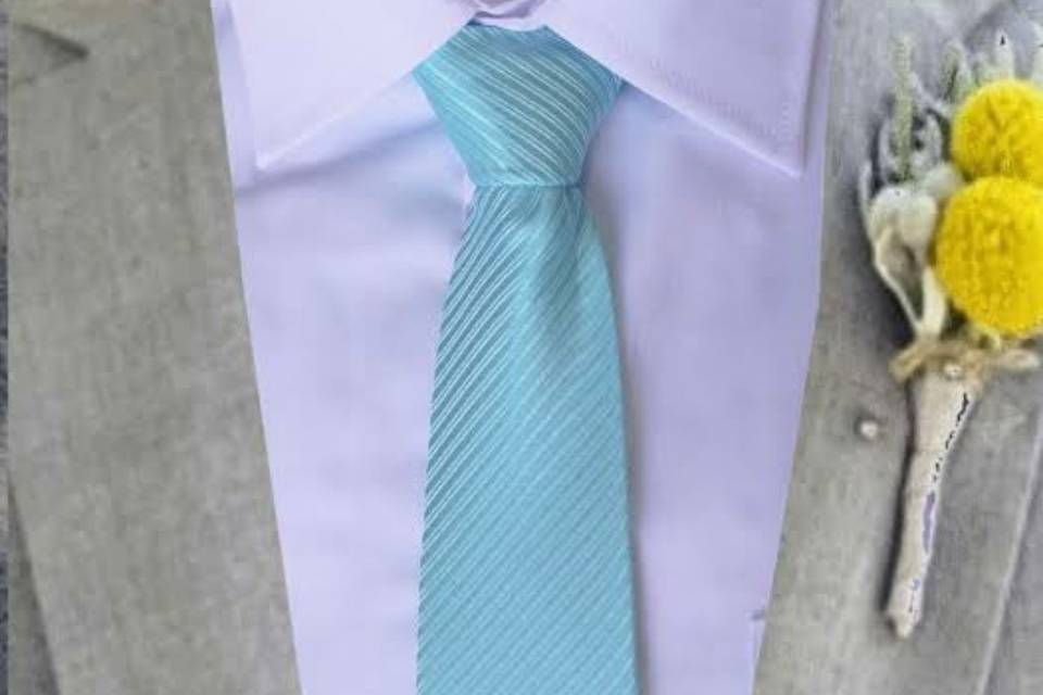 Gravata azul Tiffany