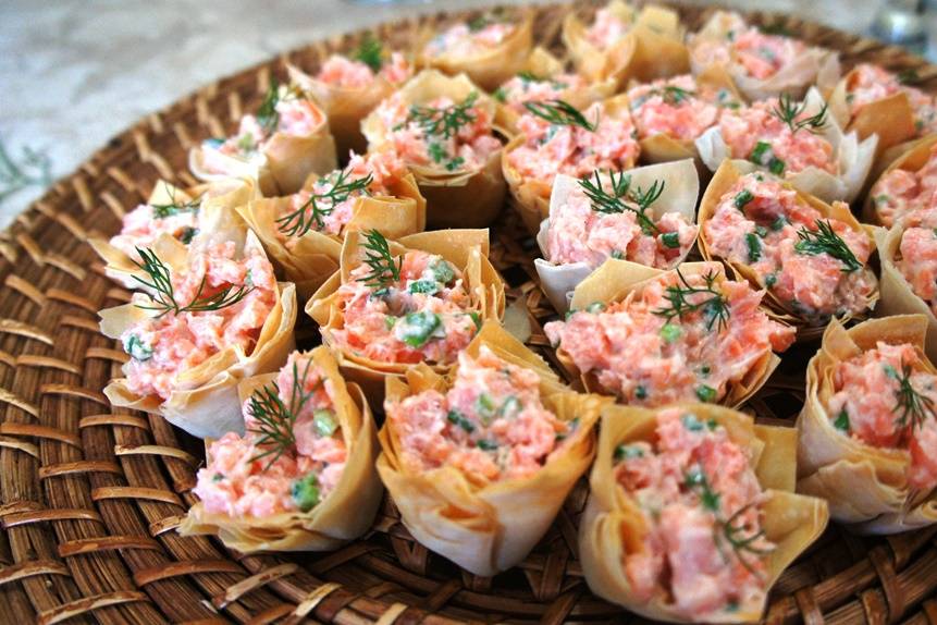 Salmão com cream cheese