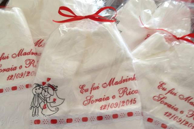 Toalha mensagem madrinha