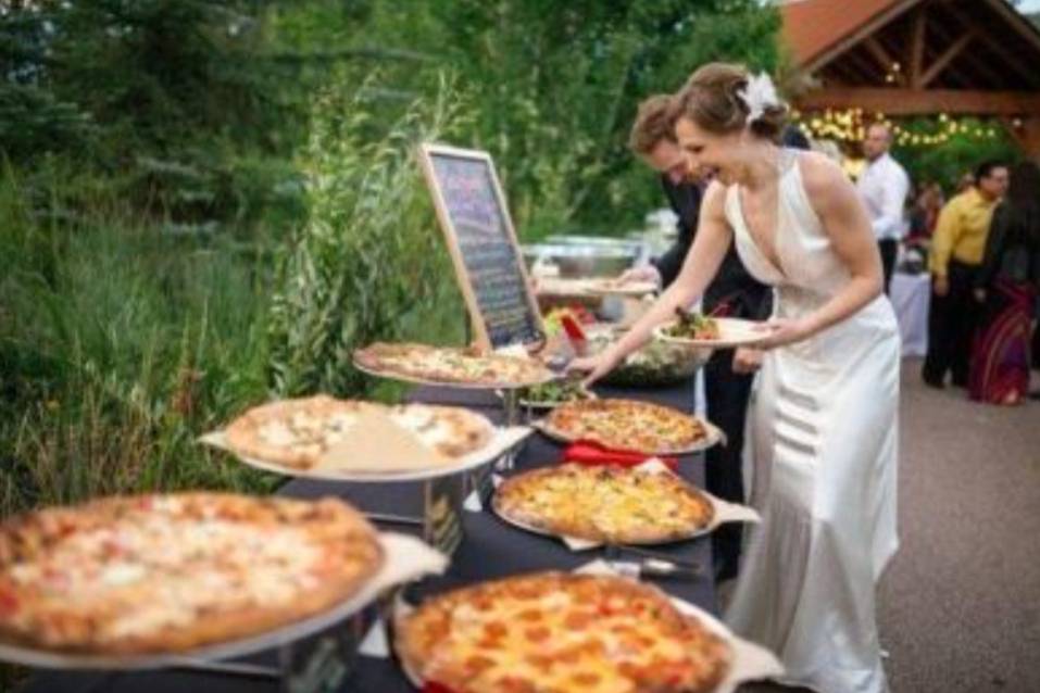 Buffet de pizza