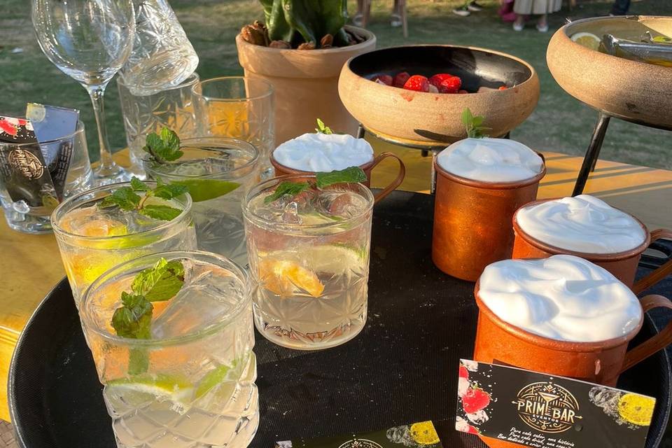 Welcome drinks