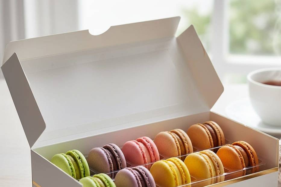 Lembrancinha com macarons