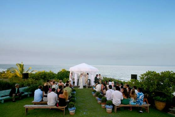 Casamento ao ar livre