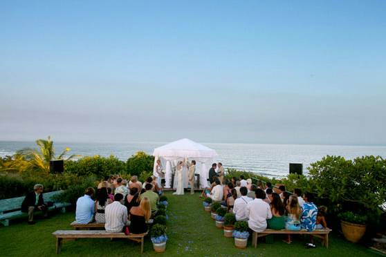 Casamento ao ar livre
