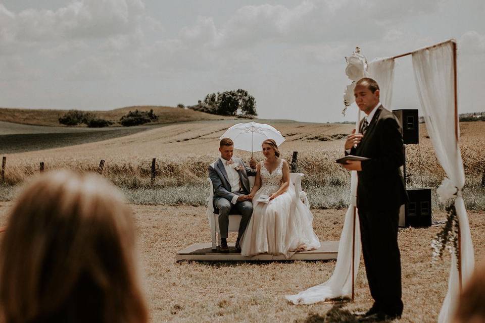 Celebração de casamento