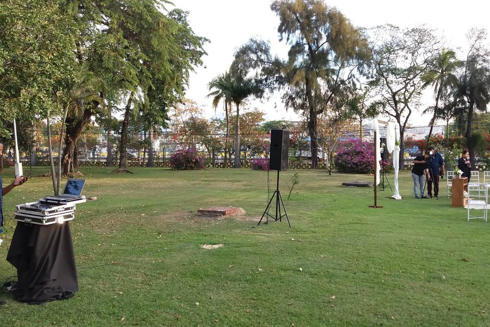 Cerimônia ao ar livre