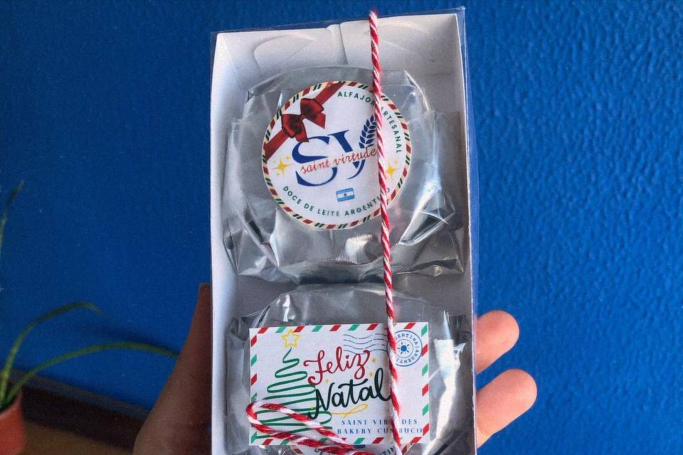 Que tal presentear com alfajor