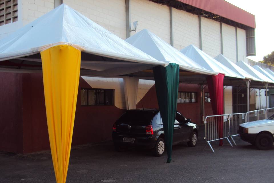 Tendas decoradas para eventos