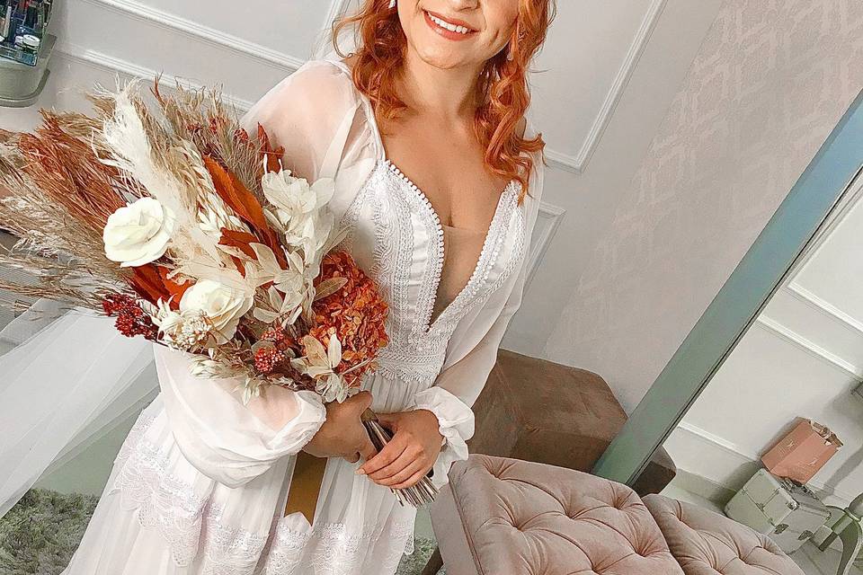 Nossa noiva linda!