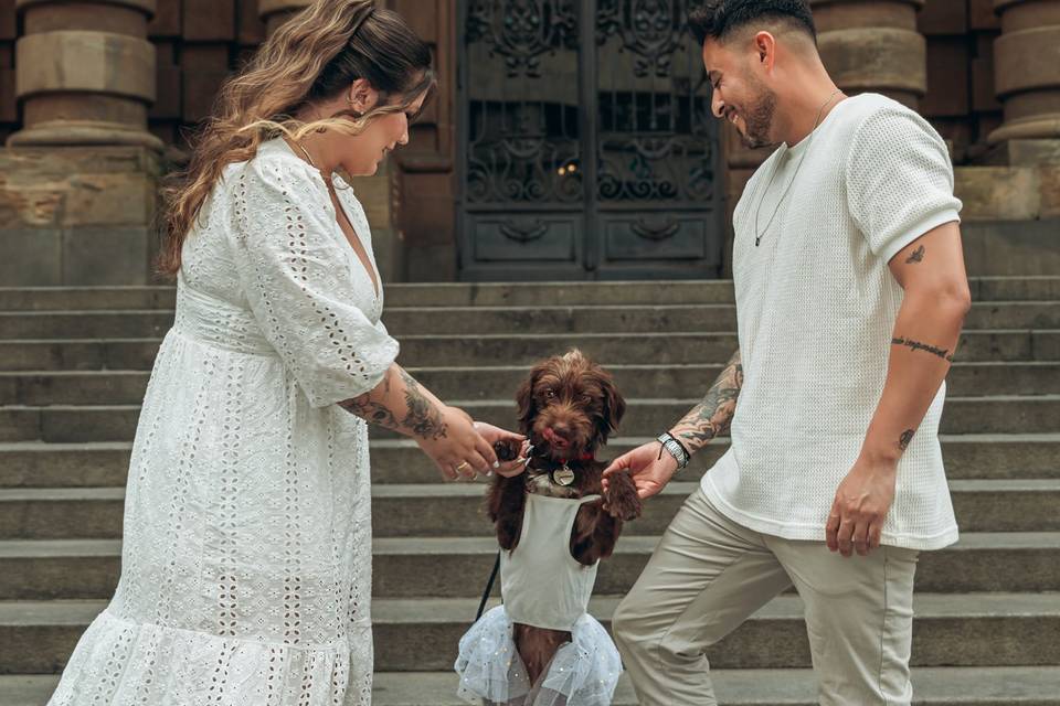 A filha pet do casal A & V