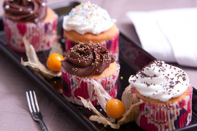 Cupcakes para a sobremesa