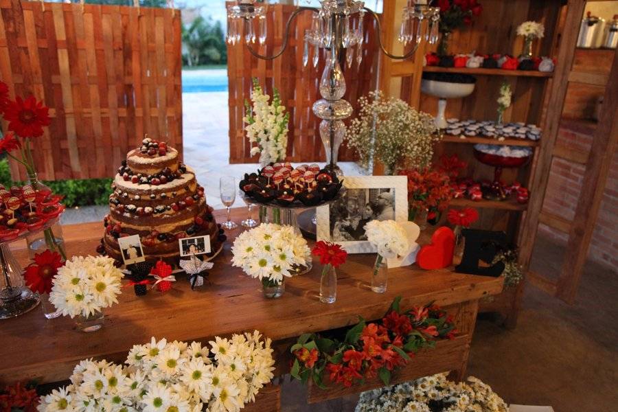 Mesa do bolo