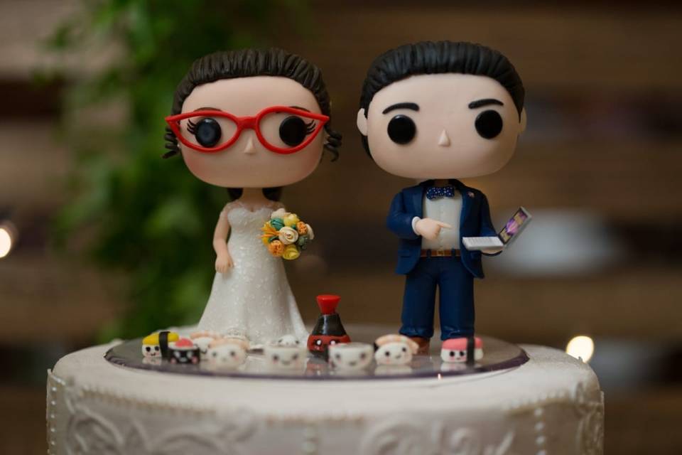 Noivinhos funko personalizados