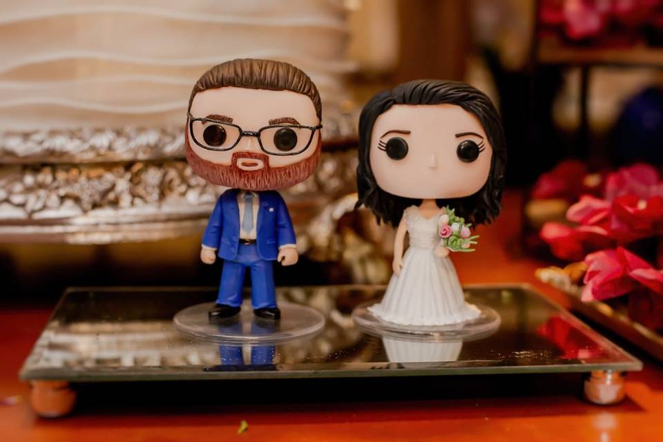 Noivinhos funko personalizados