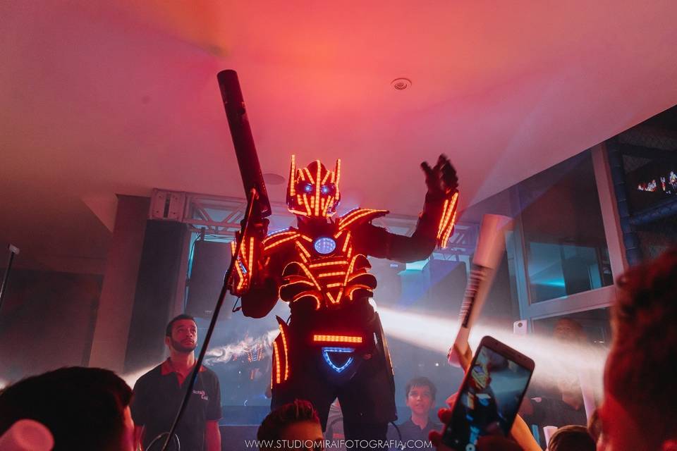 Robo de led, megatron