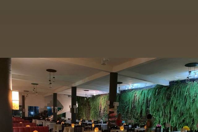 Salão decorado