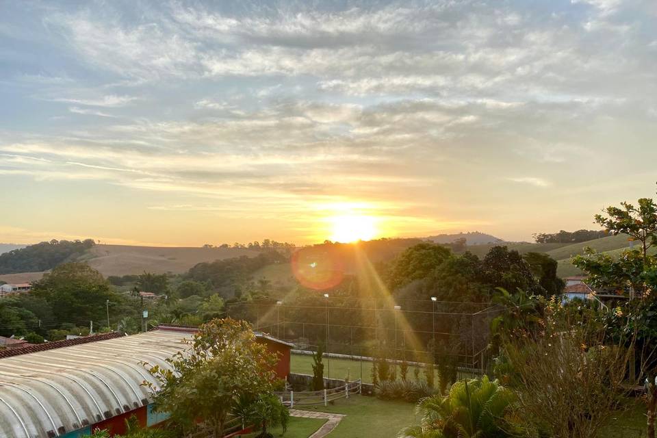 Vista para as montanhas