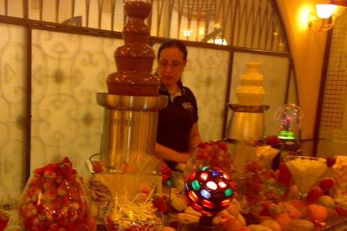 Decoração com frutas