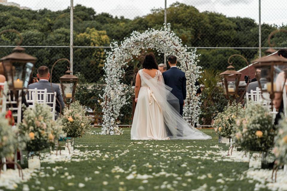 Casamento ao ar livre