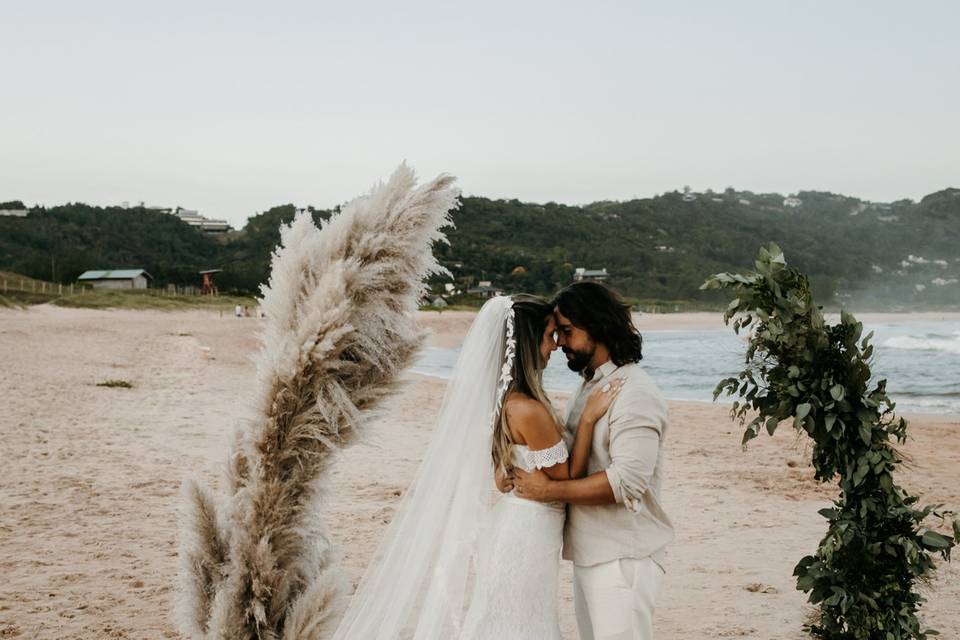 Elopement pé na areia - SC