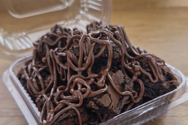 Brownie bites com nutella