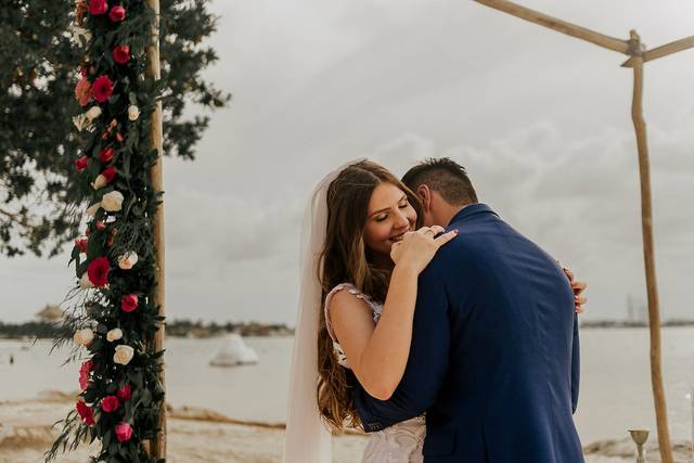 Casamento ao ar livre - Cancun