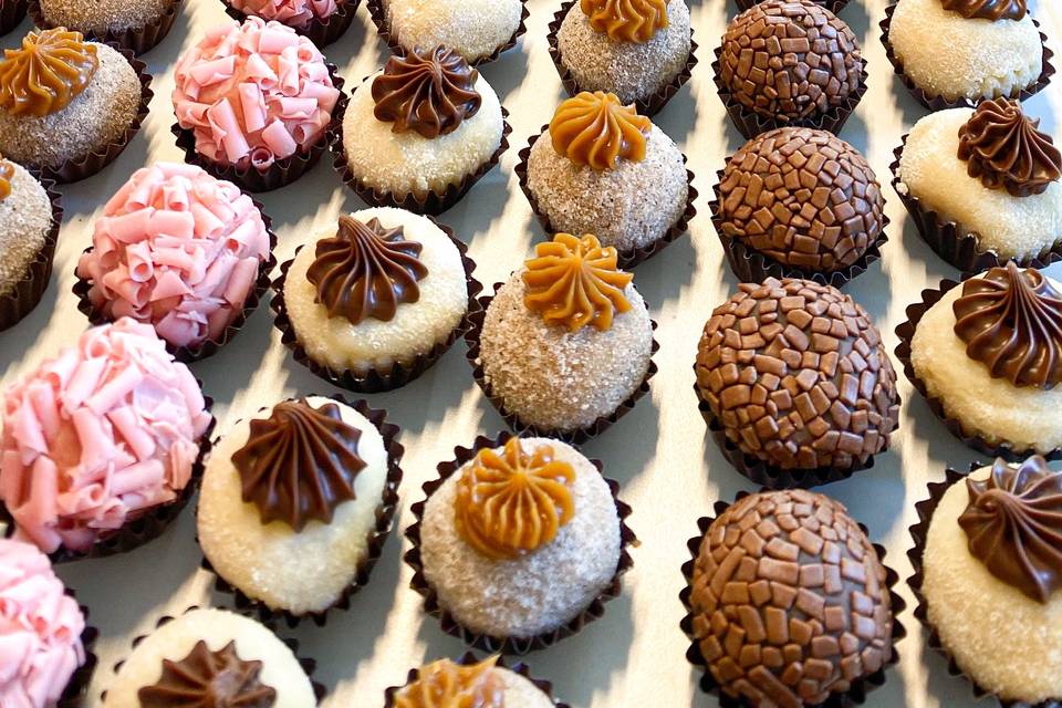 Brigadeiros padronizados