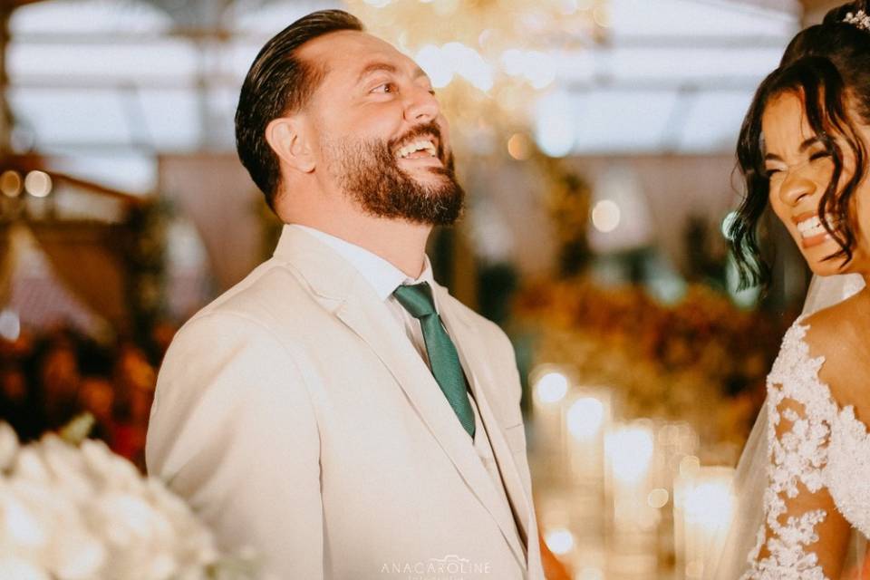 Descontração no casamento