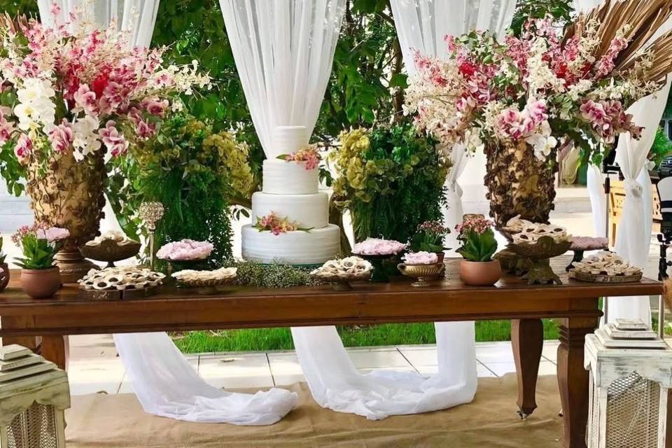 Mesa do bolo