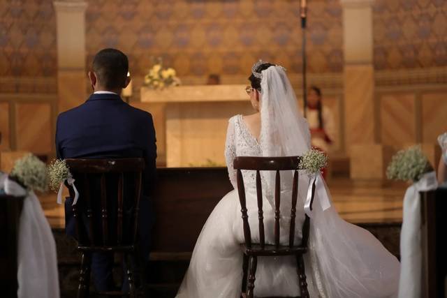 Cenário de encanto e amor.