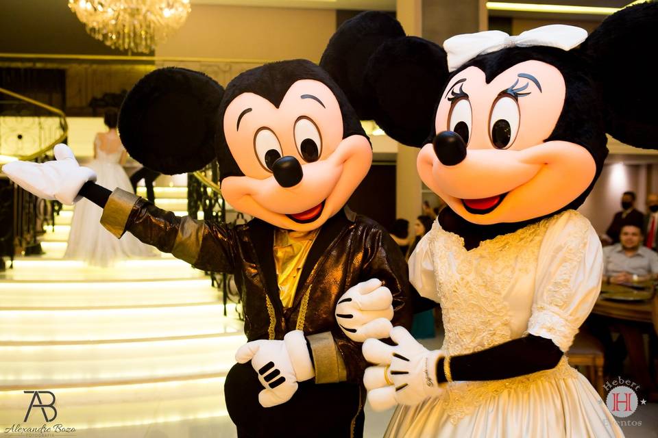 Mickey e Minnie Noivos