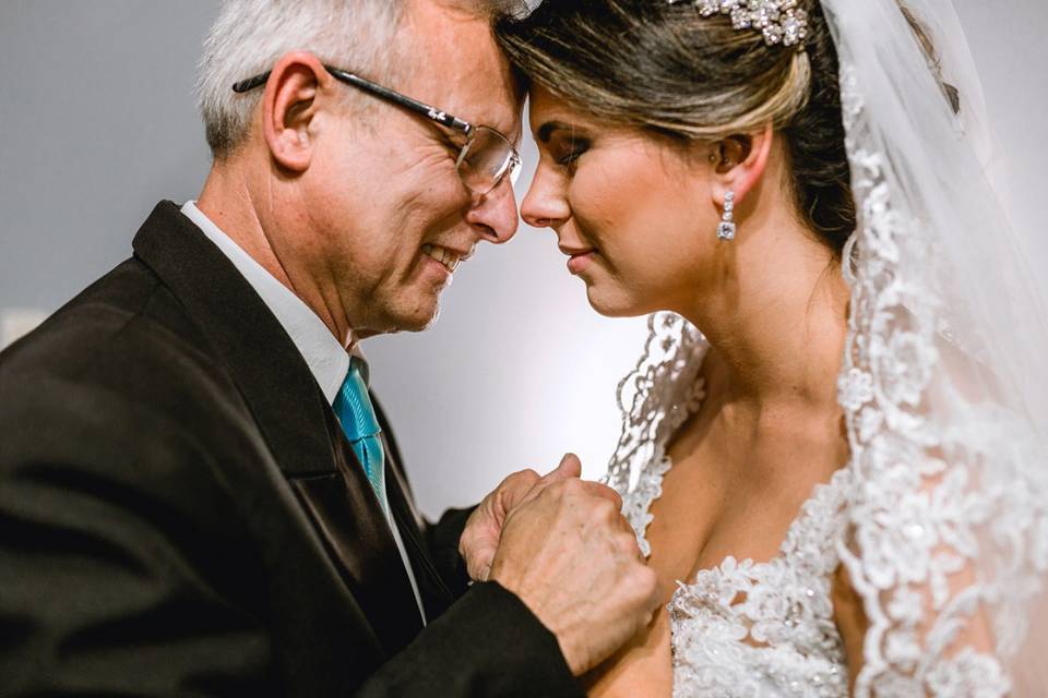 Momento familia no casamento