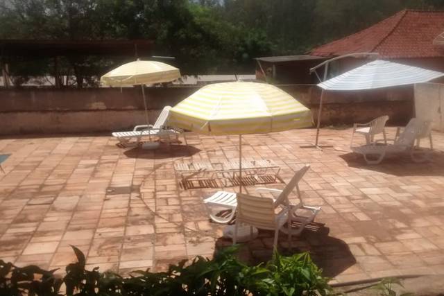 Área da piscina