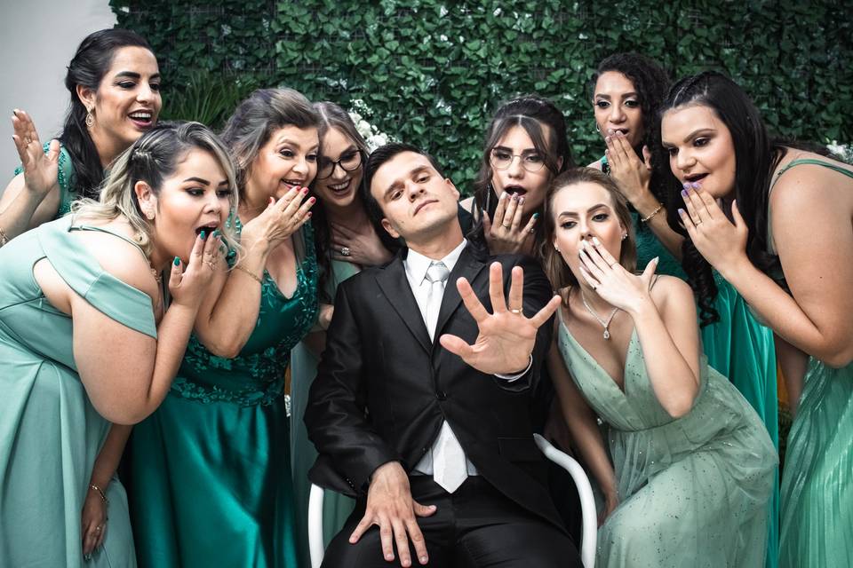 Madrinhas em casamento
