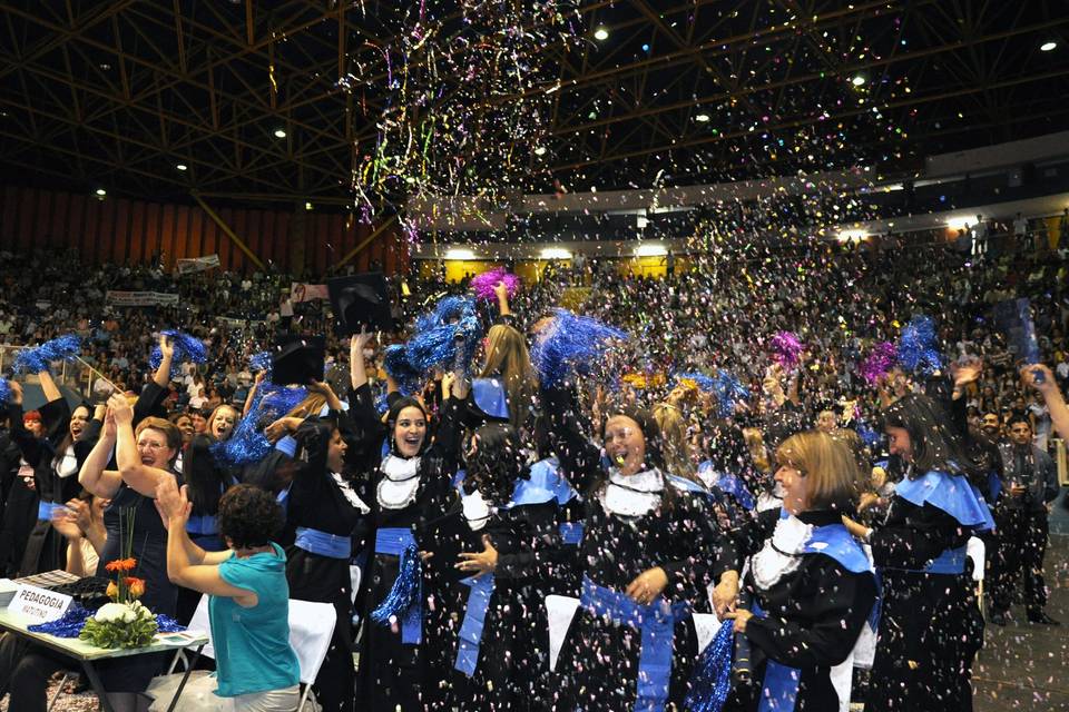 Público celebrando
