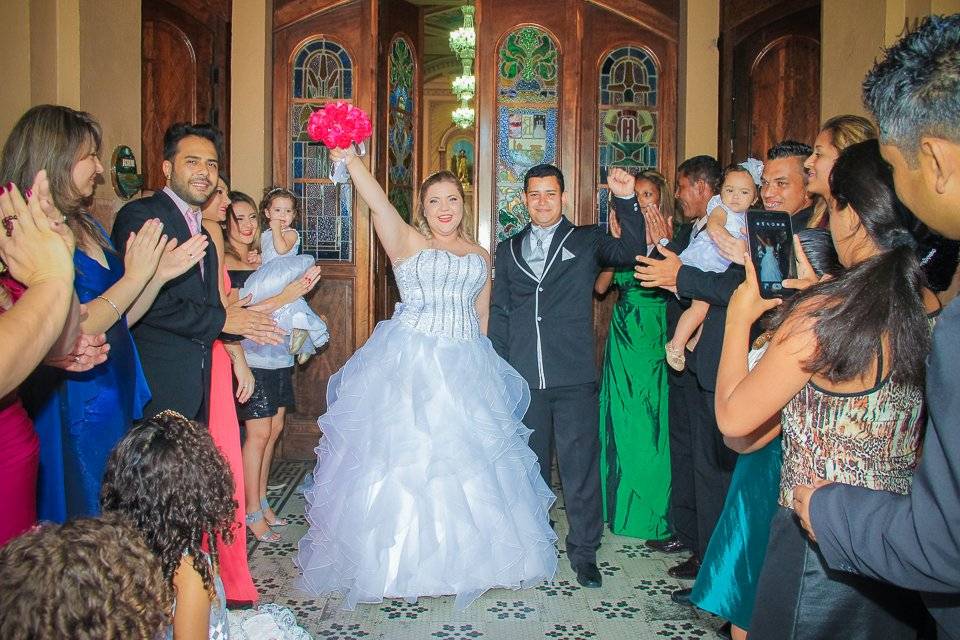 Enfim casados!