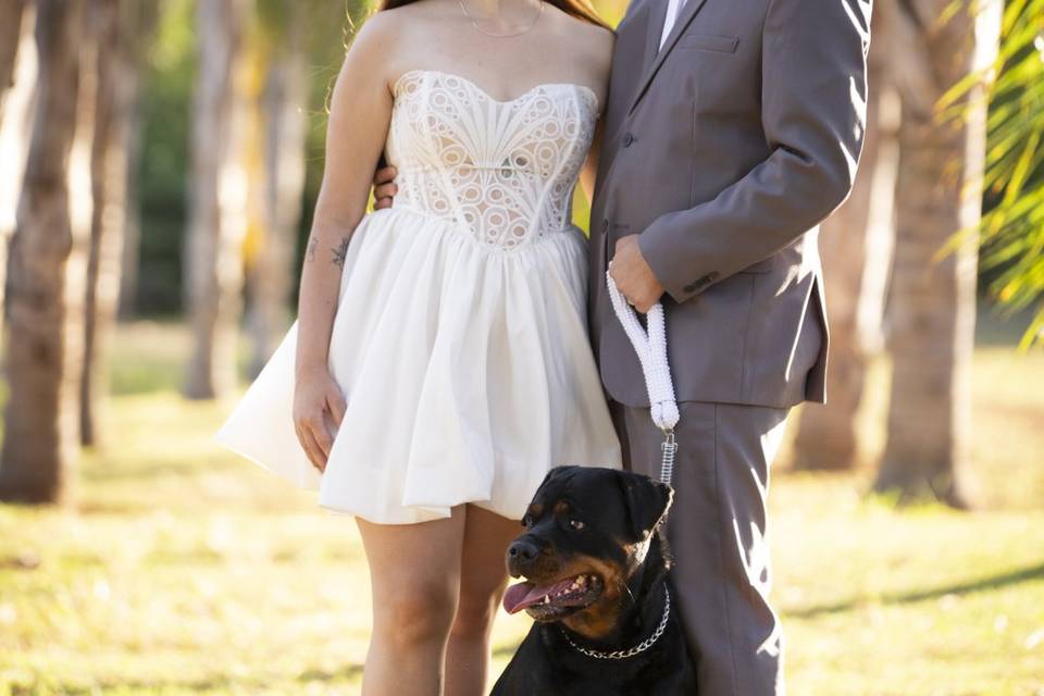 Filha de 4 patas do casal.