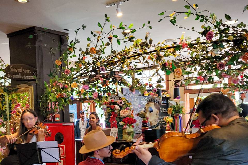 Quarteto de cordas e piano