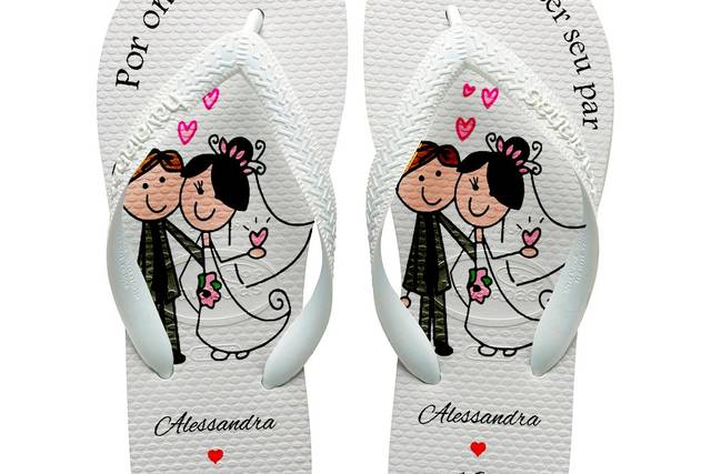 Havaianas personalizada