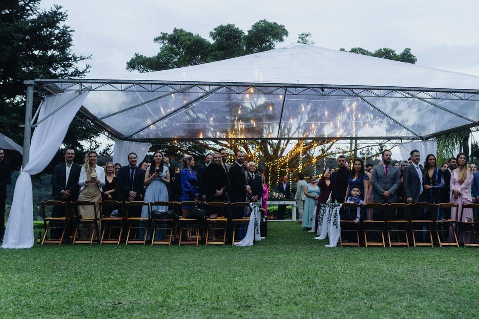 Cerimonia com Tenda