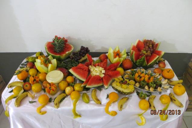 Mesa de frutas