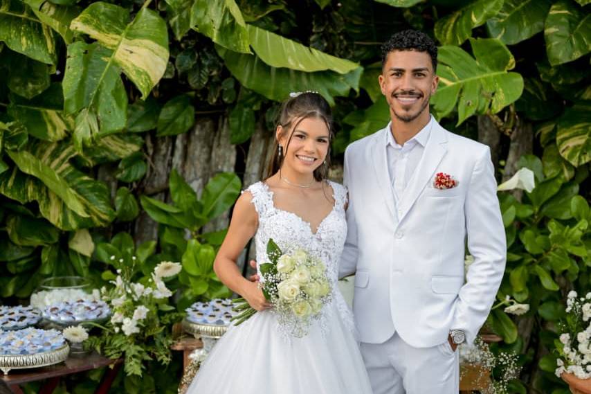 Um jovem casal